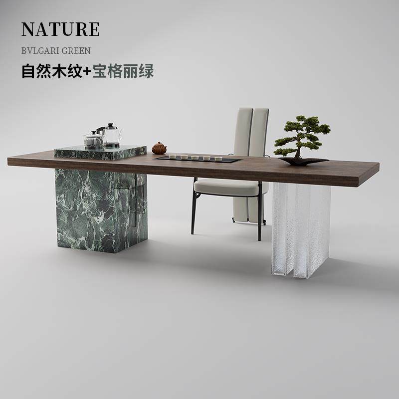 轻奢意式极简茶台岩板茶桌椅组合现代简约客厅阳台2025新款办公室,住宅家具,家用茶台/茶桌,淘宝优惠券,粉丝福利购,淘宝优惠卷