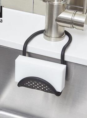Umbra 司令水槽挂篮海绵沥水架钢丝球收纳沥水篮子厨房水槽置物架