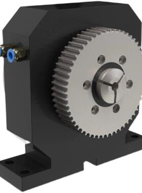 台湾省产DGDR高精密气动旋转主轴夹头座子GR-15小型气动回转卡盘