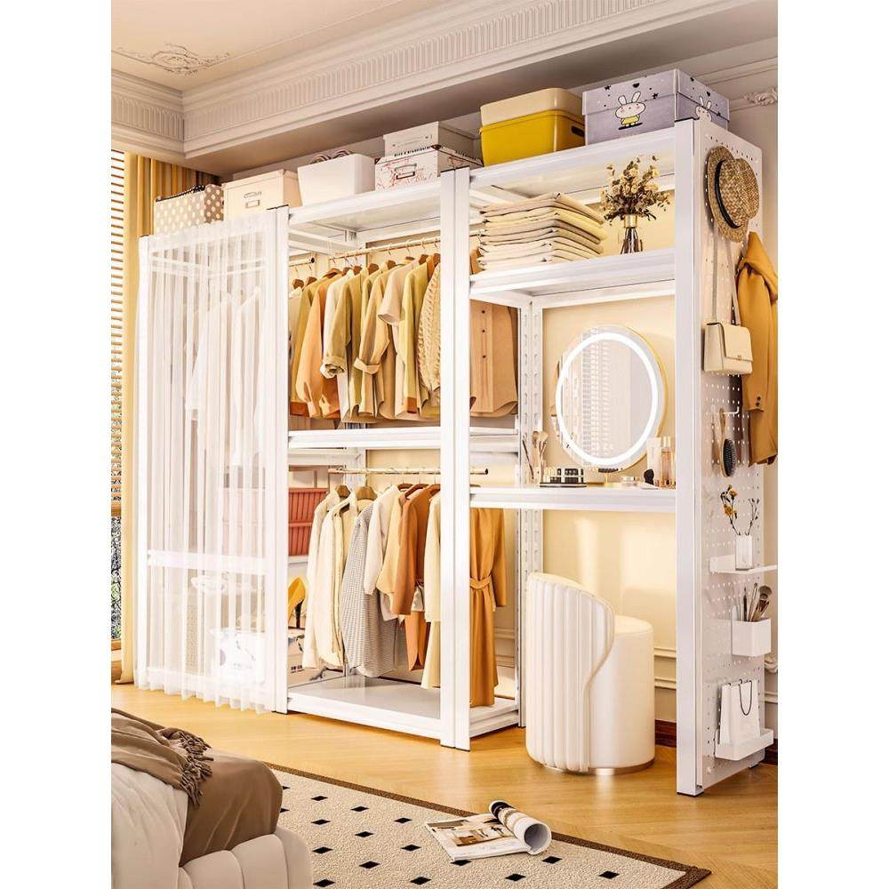 货架衣柜书桌组合简易组装衣架卧室出租屋衣橱收纳柜置物架化妆桌,收纳整理,衣物收纳柜/简易衣橱,淘宝优惠券,粉丝福利购,淘宝优惠卷