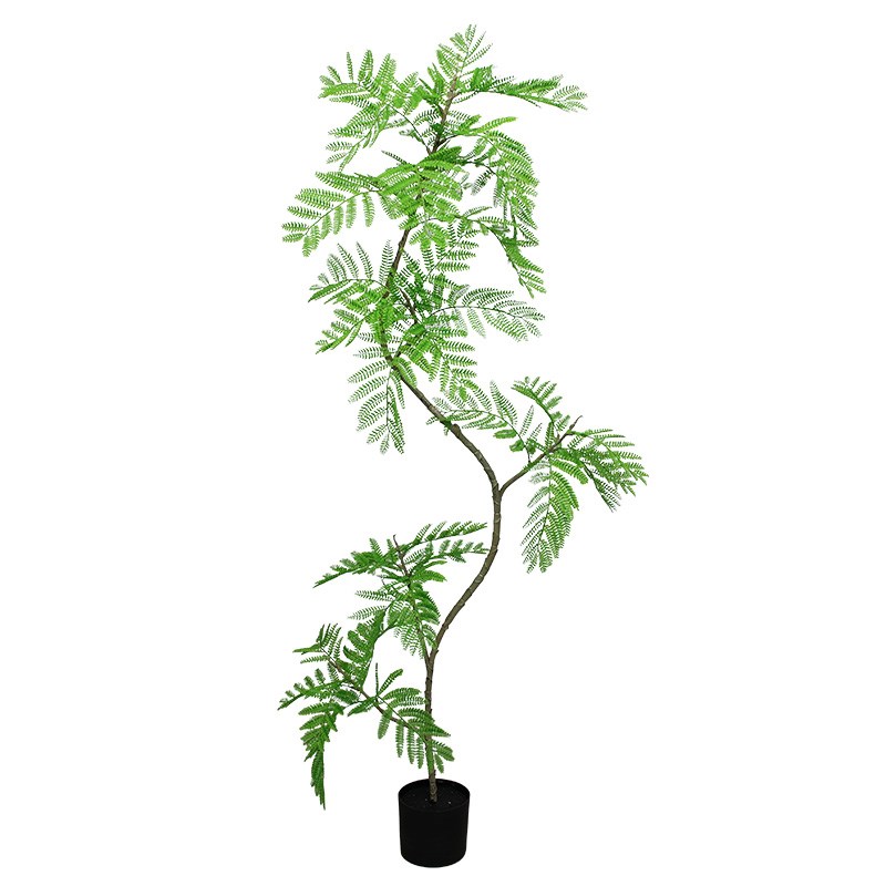 蓝色的花楹绿植假花彷真花摆设高端轻奢客厅大盆栽室内彷生植物盆