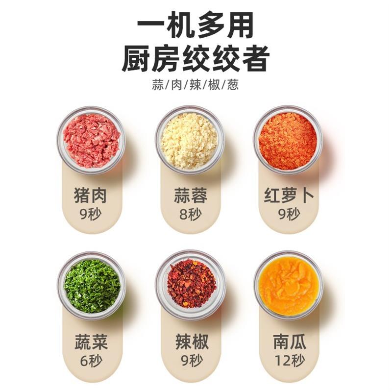 焦亚gioia多功能绞肉机家用大电动小型打肉机全自动搅拌机料理机