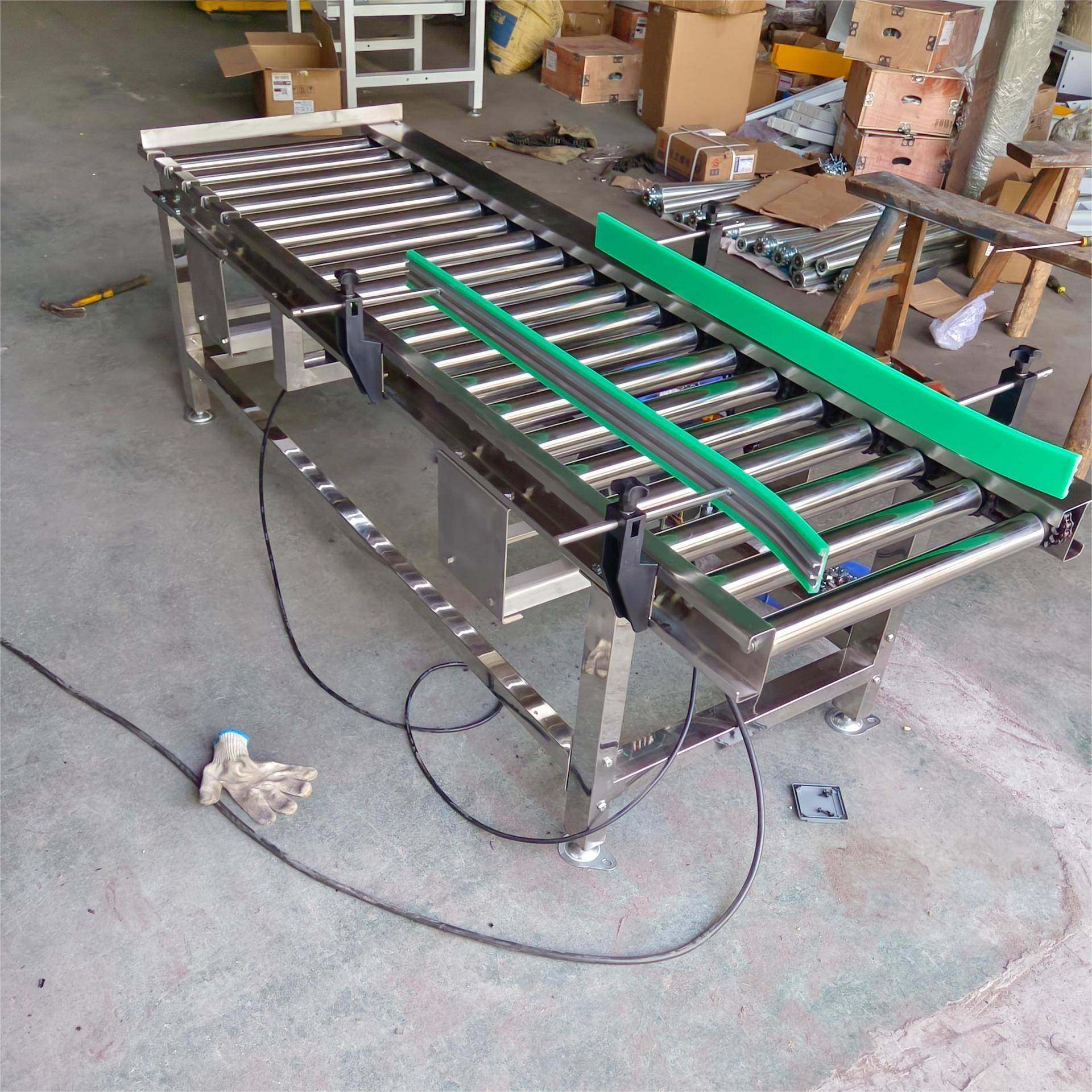 04不锈钢滚筒码垛抓取输送机纸箱食用油食品不锈钢滚筒输送机,搬运/仓储/物流设备,其他起重搬运设备,淘宝优惠券,粉丝福利购,淘宝优惠卷