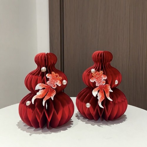 【婚房装饰】福禄双全摆件结婚订婚葫芦立体装饰客厅桌面喜庆摆台