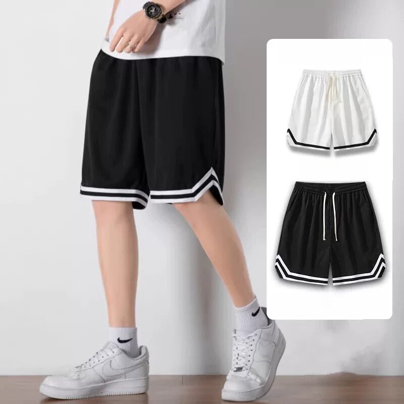 篮球短裤男运动美式潮牌纯色五分