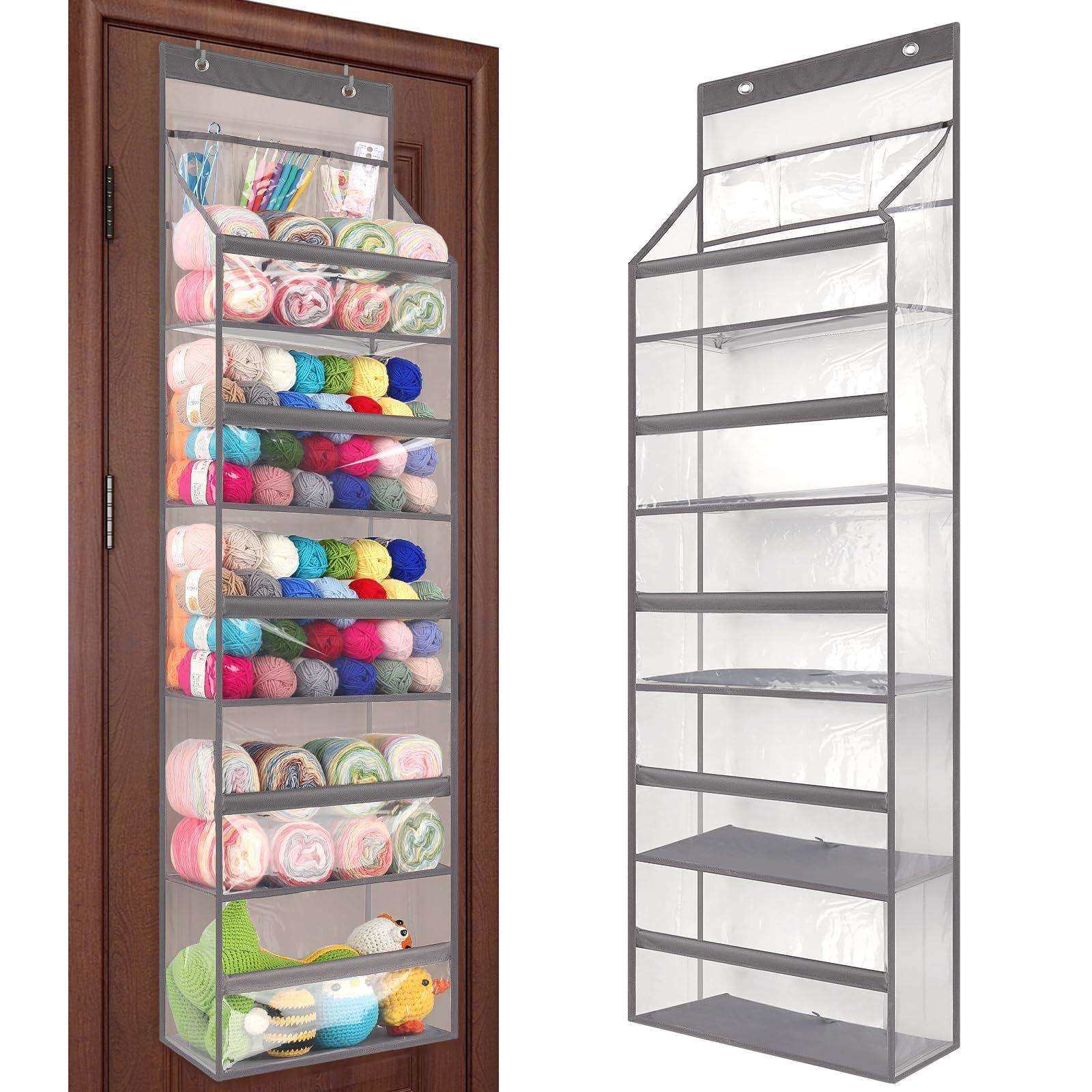 跨境透明PVC门后储物挂袋纱线棒针毛线多层壁挂杂物整理收纳挂袋,玩具/童车/益智/积木/模型,毛绒/玩偶/公仔/布艺类玩具,淘宝优惠券,粉丝福利购,淘宝优惠卷