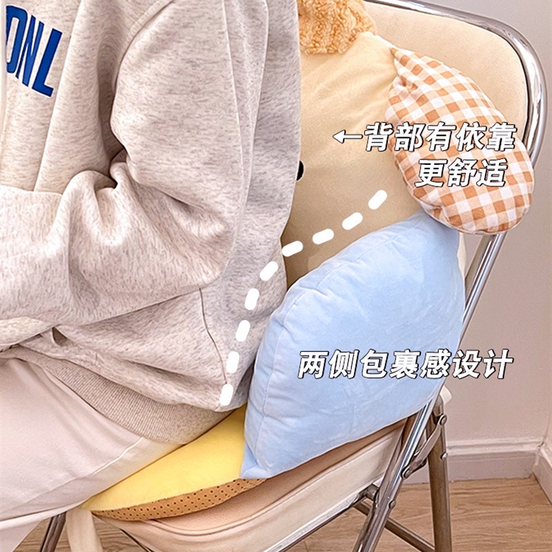 坐垫椅子垫办公室久坐不累宿舍学生加厚靠枕一体座椅垫子屁垫座垫
