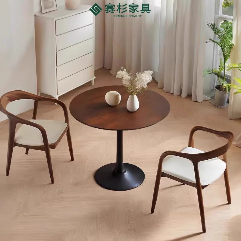 电脑桌轻奢现代卧室简易工作台现代简约客厅小书桌阳台简易小圆桌
