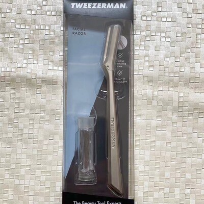 现货Tweezerman微之魅修眉刀新款剃刀刮眉毛刀腋毛新手专用
