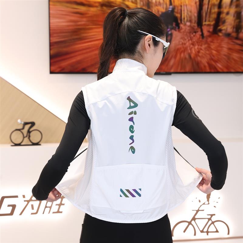 骑行防风马甲骑行服女款2026新款春秋季公路自行车运动外套男夏季