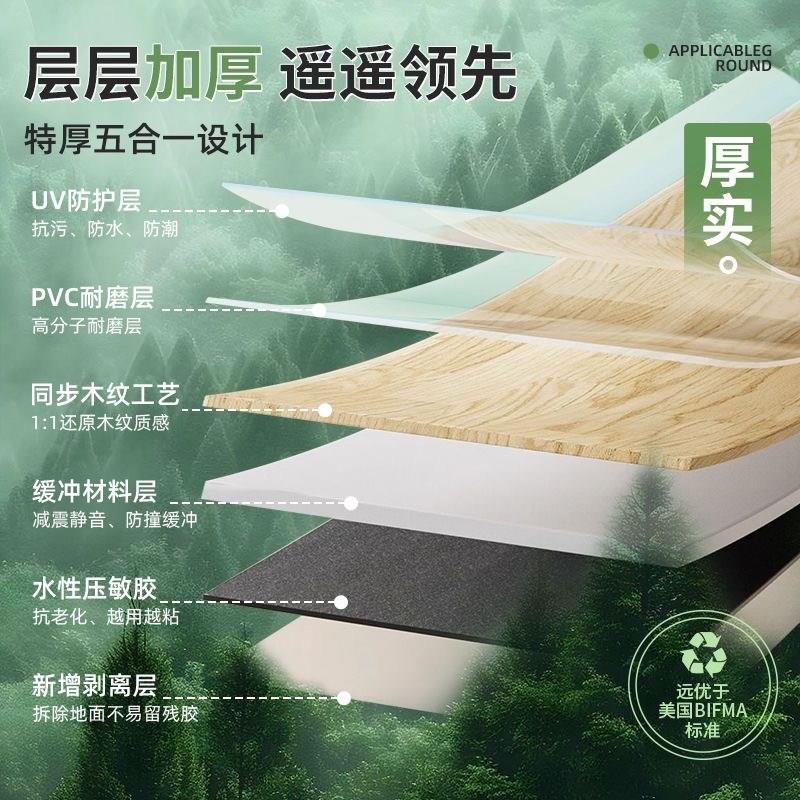 10彷木纹pvc地板贴自粘家用翻新改造水泥地塑胶地板革加厚耐磨