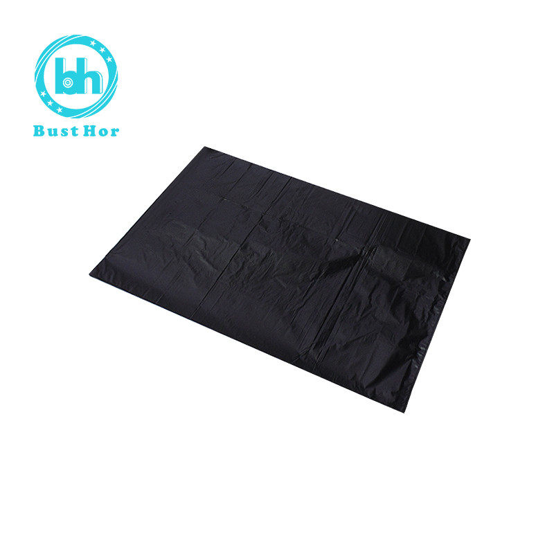柏德汇大号100L-120L专用垃圾袋大码手提加厚黑色塑料袋100*120