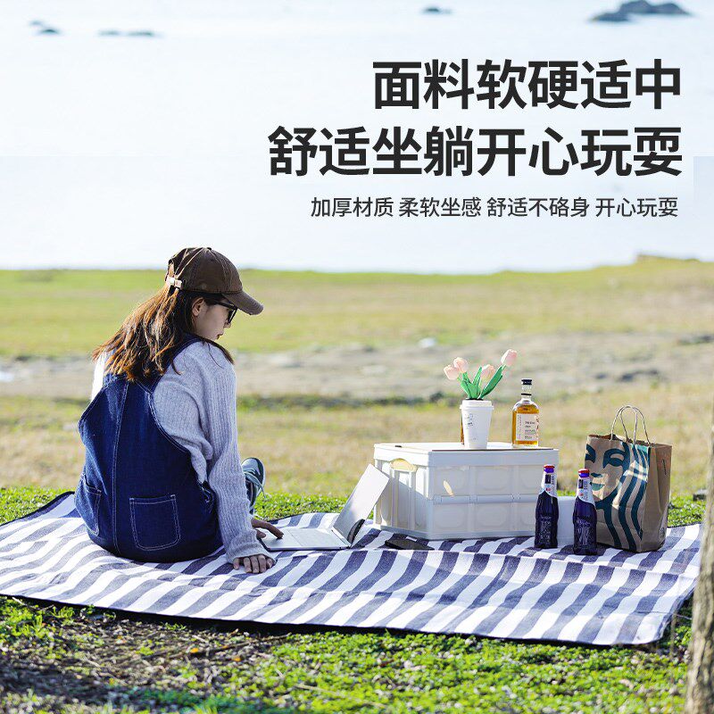 野餐垫防潮垫加厚加大号3米户外便携防水露营帐篷地垫踏春游垫子