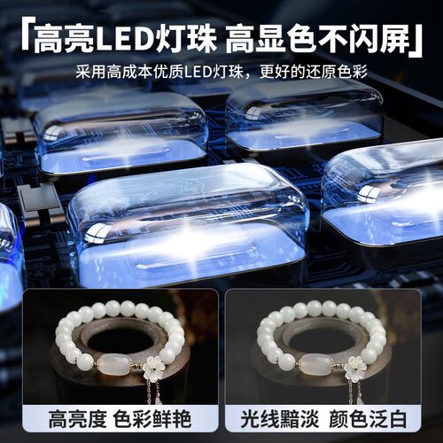 摄影棚小型摄影灯箱静物拍摄设备电商产品道具背景箱折叠led无影