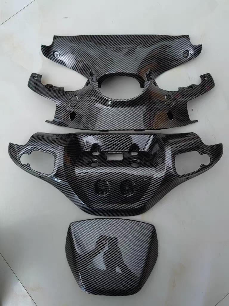 9号电动车E300碳纤维紫箔金箔工具箱前内泥板车把头罩e300p mk2壳