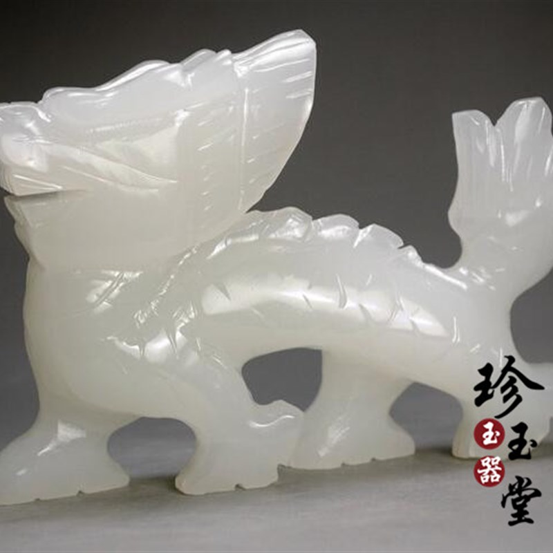 天然阿富汗白玉十二生肖摆件玉石生肖鼠牛虎兔龙蛇马羊猴鸡狗猪