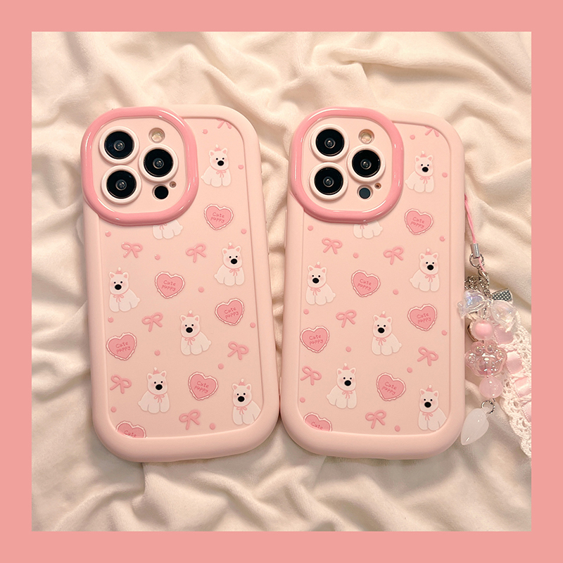 爱心小白狗适用OPPOReno13手机壳