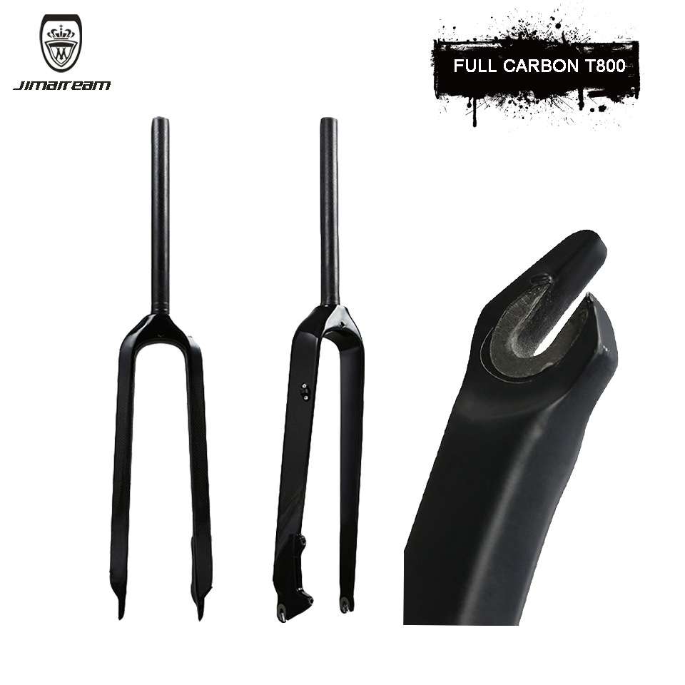 碳纤维自行车硬叉碟刹26/27.5寸29寸直管山地车全碳前叉 单车配件