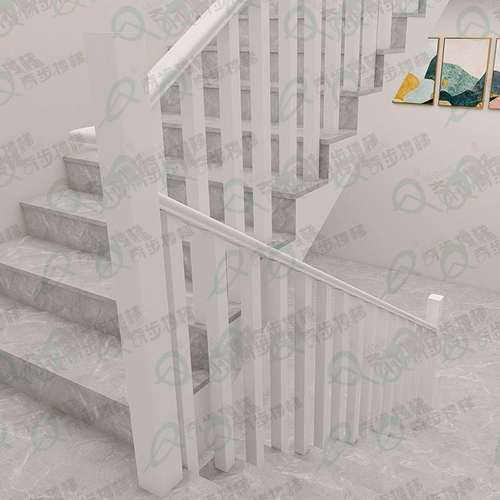 实木楼梯护栏扶手立柱烤漆简易原木简约现代M7款90*90*1200大柱