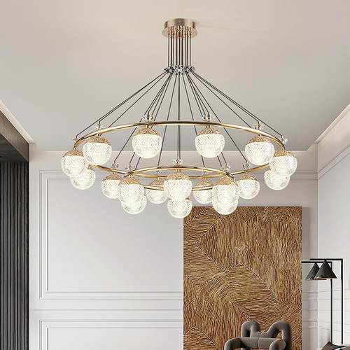 客厅吊灯轻奢高档大气客厅餐厅灯现代简约创意个性卧室书房led灯