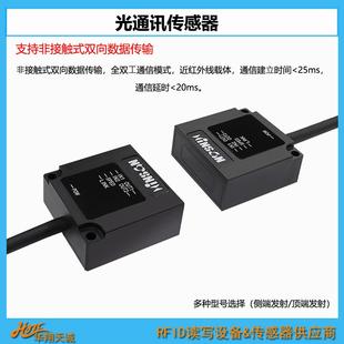 RGV AGV ARM充电对接点对点无线光通信模块光通讯数据传输器