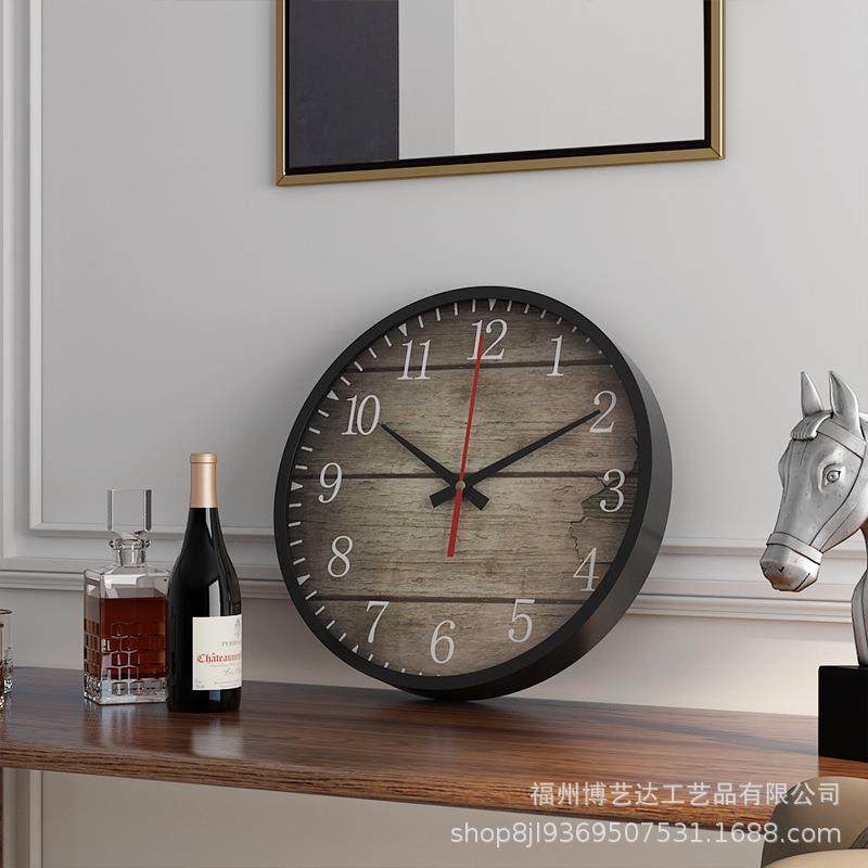 北欧家居客厅静音挂钟金属创意钟表复古铁艺时钟,家装灯饰光源,其它灯具灯饰,淘宝优惠券,粉丝福利购,淘宝优惠卷