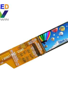 0.96寸彩色AMOLED屏R095QW2002高亮0.95英寸120*240高清B2B公母座