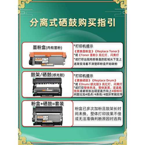 2P807080墨盒适用兄弟牌DCP7080打印机粉盒tn2325可加粉型可再次