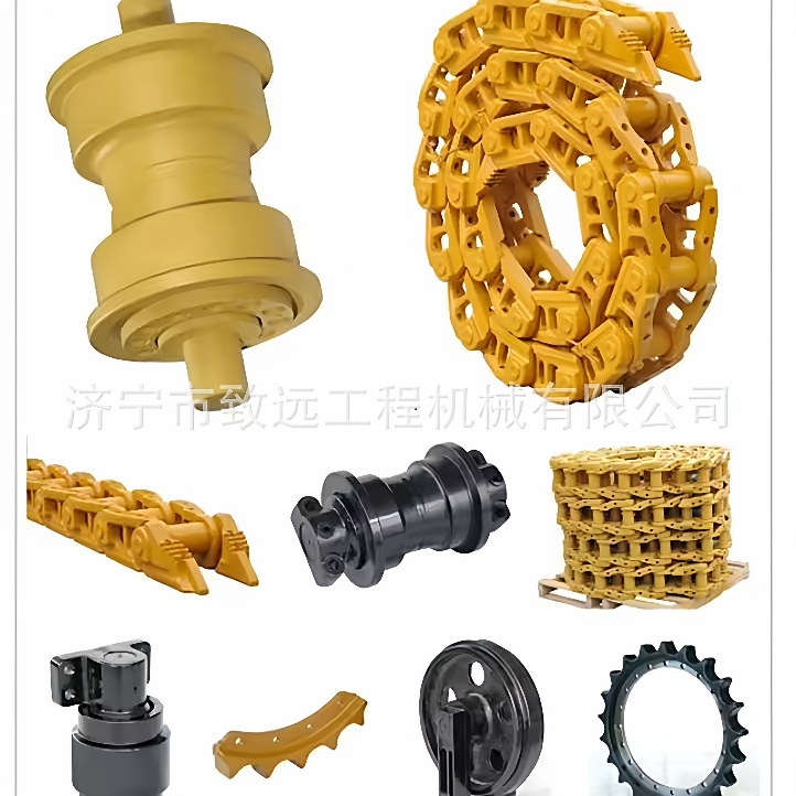 VOV360挖掘机支重轮，履带底盘件，360勾机链轨履带涨紧油缸托轮