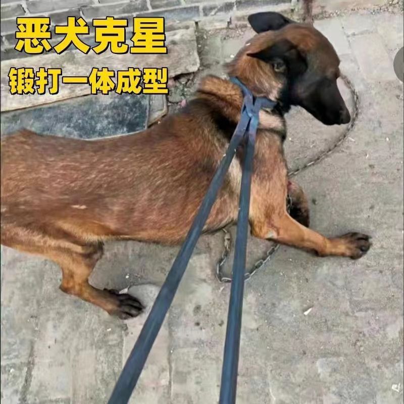 抓狗专用夹子锻造钳子捉狗夹子防狗咬捉捕犬抓狗抓神器加粗加长圆