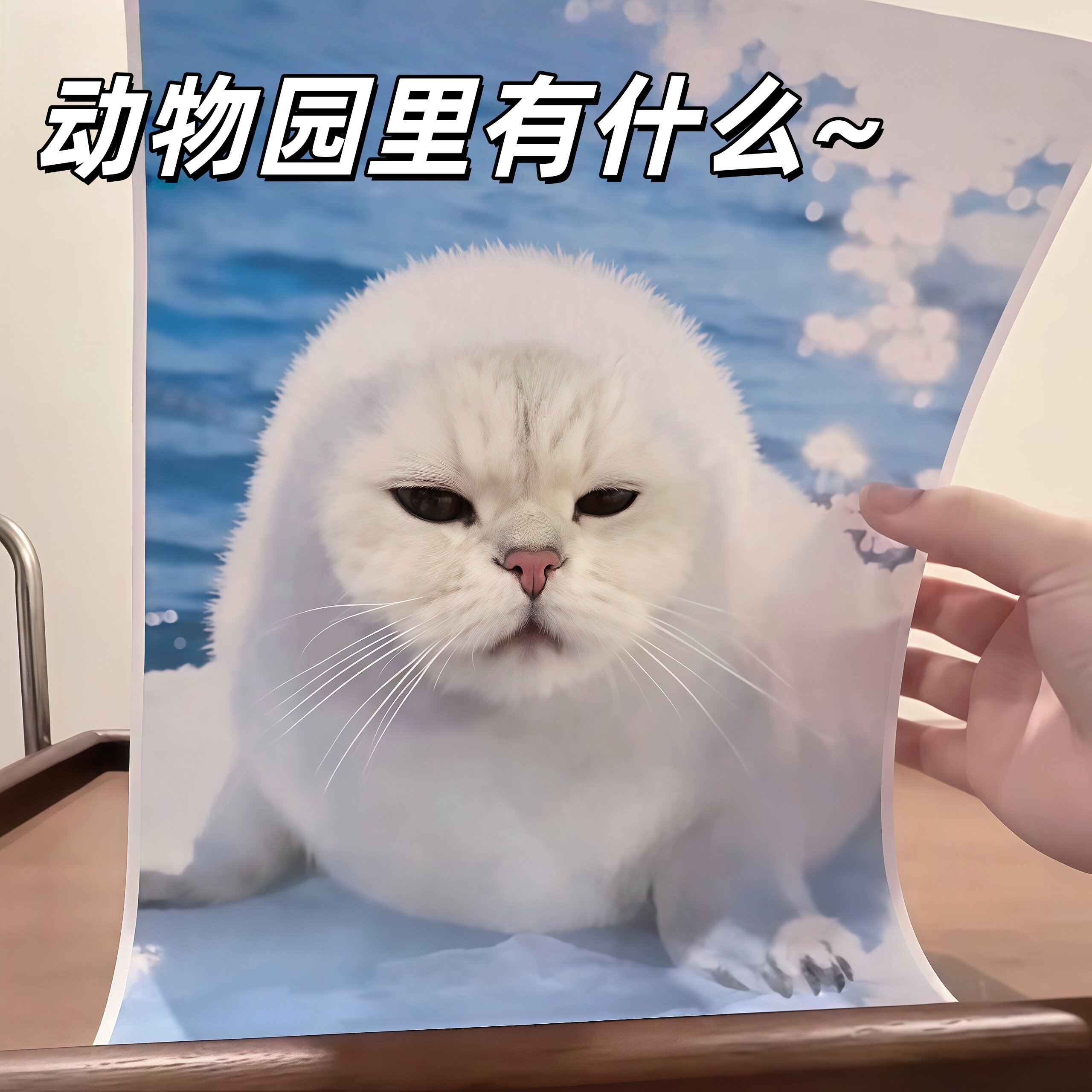 在家开了个动物园~小猫头套宠物创意cos动物帽子可爱搞笑拍照道具