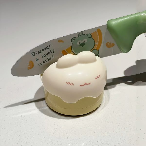 磨刀器家用圆球吸盘磨刀石厨房神器快速磨菜刀剪刀专业工具多功能
