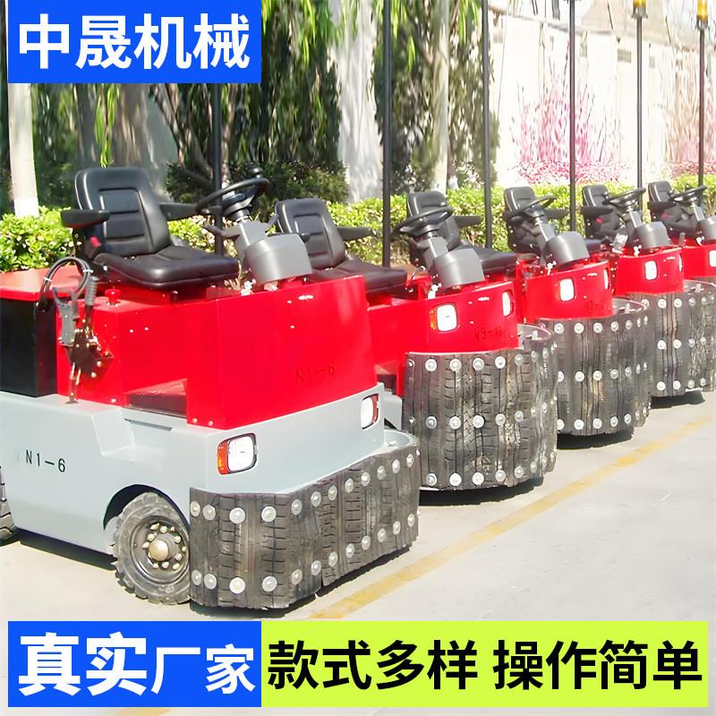 机场高铁行李牵引车 座驾式电动牵引车锂电池续航电瓶拖车头