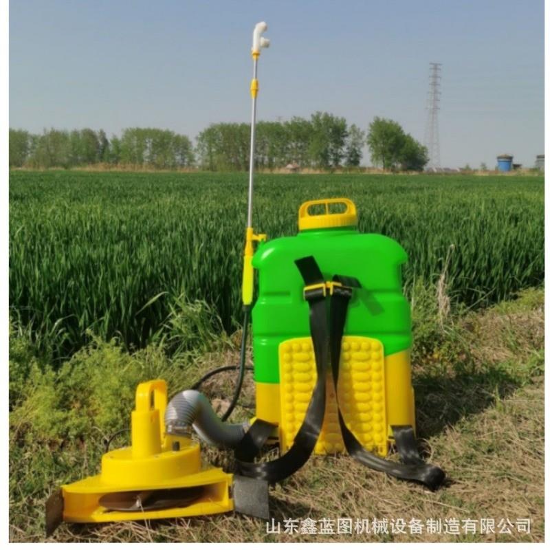 新型电动施肥播种打药机后背式调速喷雾器颗粒复合肥饲料投喂抛撒