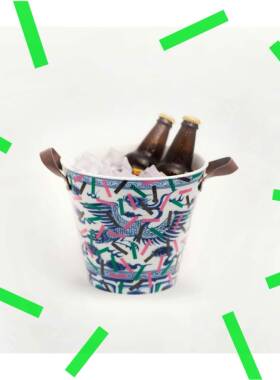 占领系列--仿古元青花陶瓷冰桶 宜冰镇威士忌 红酒 香槟 白葡萄酒