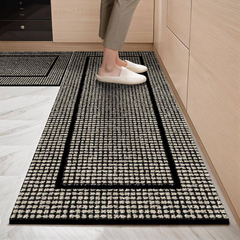 厨房地垫防滑防油可擦免洗地毯防水垫子门口专用吸水凉垫子脚垫耐