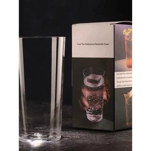 日式超薄柯林杯直升杯长饮杯鸡尾酒杯金汤力杯无铅玻璃科林杯木村