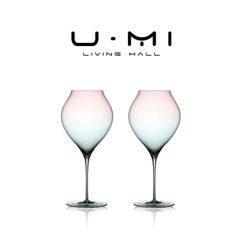 U Mi LIVING · 桃花 | 超薄红酒杯勃艮第杯高脚杯渐层红酒杯酒具