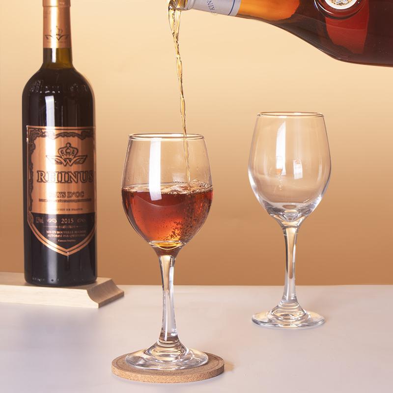 强化玻璃红酒杯小套高脚杯酒店红酒杯家庭红酒杯0.1公斤商用红酒