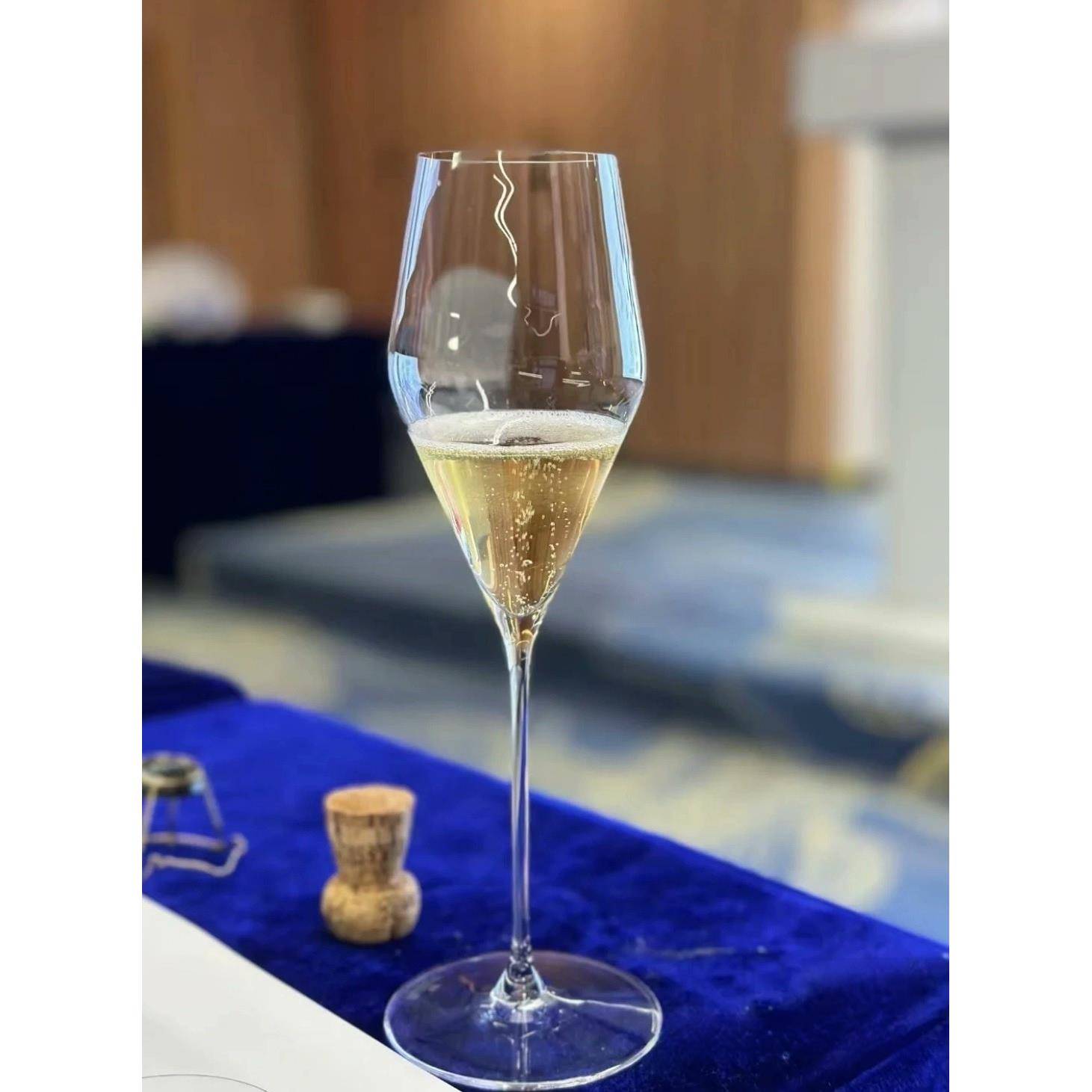 zalto平替超轻薄微瑕香槟杯 国货超轻薄手工酒杯 可定制logo