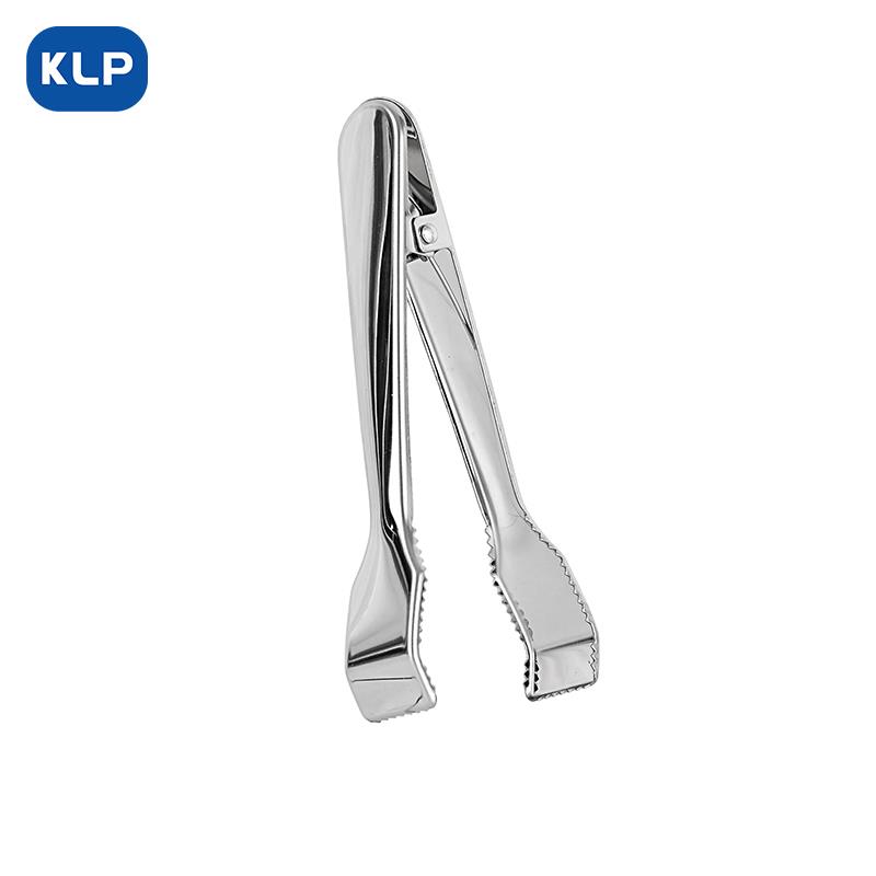 KLP不锈钢冰夹弹簧夹冰器高颜值食品级夹子带牙多功能冰块夹