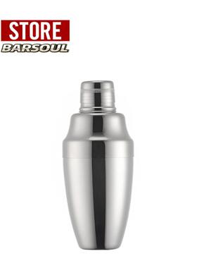 BARSOUL国际经典复古三段式摇酒壶镜光版调酒器雪克壶shaker