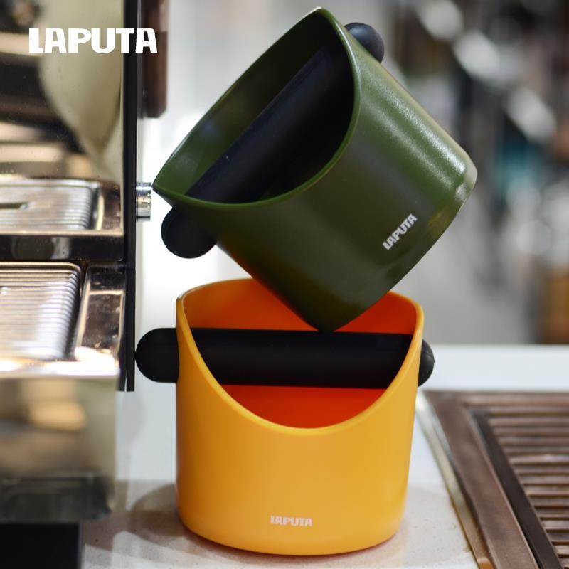 勒顿咖啡渣桶家用意式咖啡小号压粉敲渣桶接废渣收纳工具敲粉桶