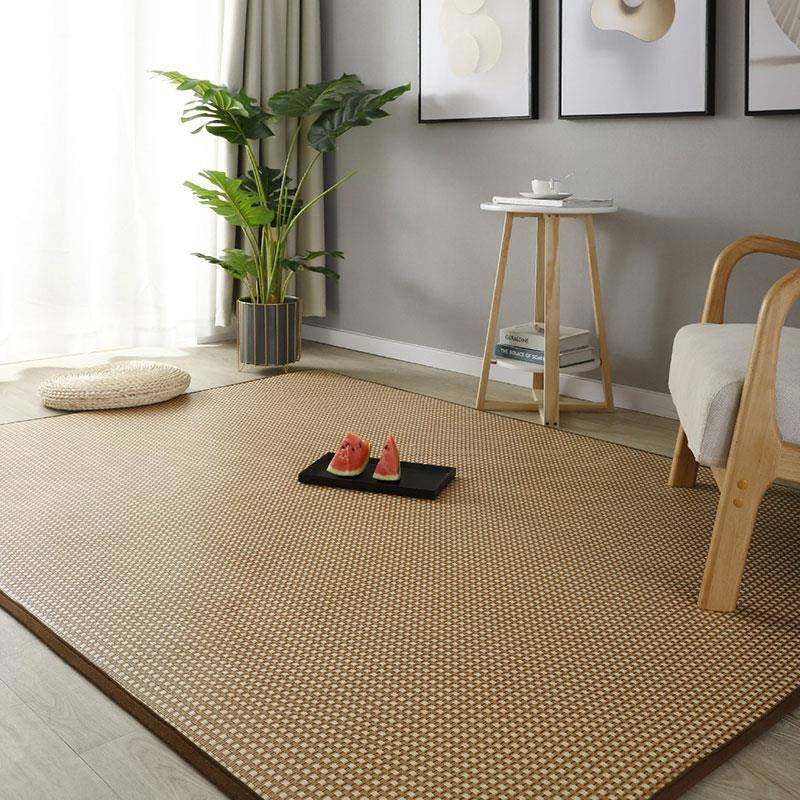 日式榻榻米凉席地毯卧室客厅飘窗夏季天床边藤编席子爬行地垫定制