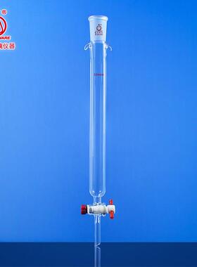 小玻璃层析柱四氟活塞无砂芯磨口色谱柱直径17/22/26/30mmLH-265