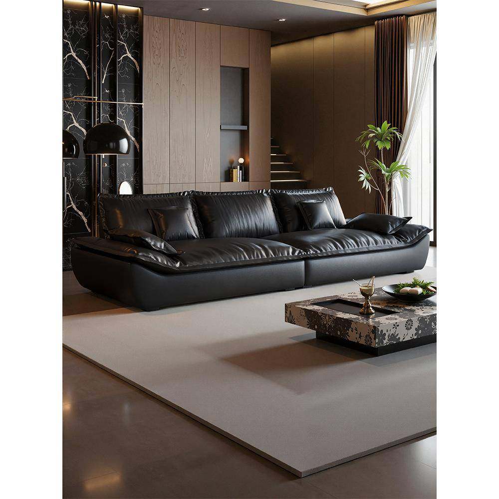 政府补贴意式极简真皮大坐深帆船沙发客厅简约小户型直排皮艺沙发,住宅家具,布艺沙发,淘宝优惠券,粉丝福利购,淘宝优惠卷