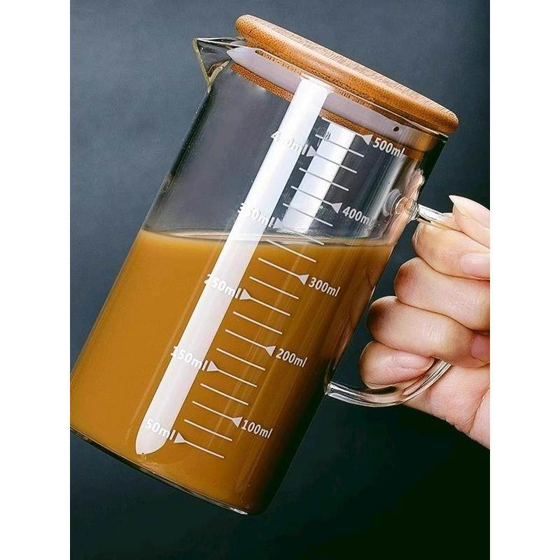 玻璃白酒分酒器酒壶倒家用大容量壶具高级感刻度醒酒器带盖装酒壶