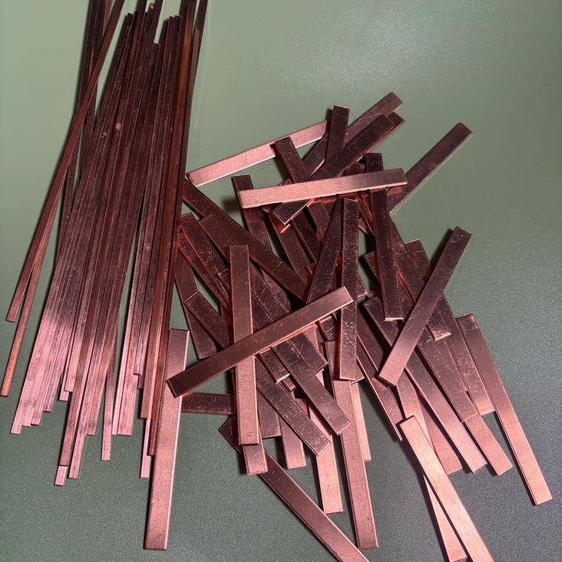 T2现货红铜扁条紫铜排导电纯铜贴片0.8*0.8 1*1 1*2 1*4 1*8铜板