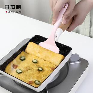 日本进口玉子烧锅铲耐高温尼龙厚蛋烧铲家用不粘锅迷你煎饼铲子