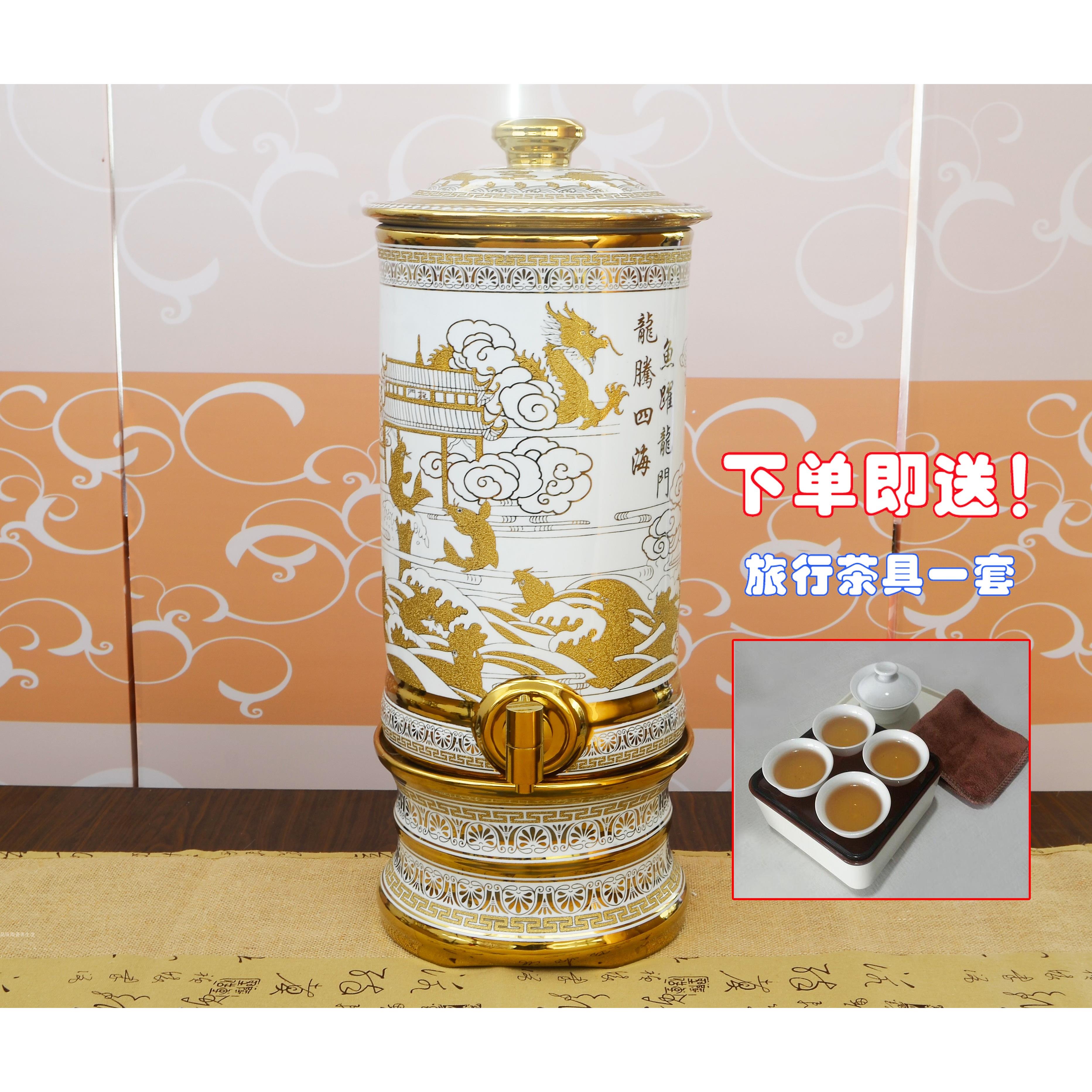 特惠陶瓷净水器饮水机机养生缸家用大小号陶瓷过滤过滤罐滤芯水缸